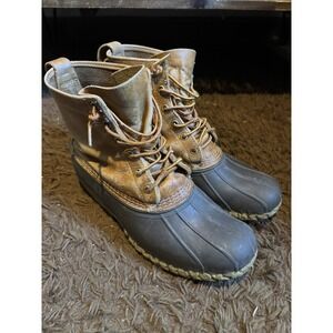 L.L. Bean Gore Tex 8 Inch Duck Bean Water Boots Thinsulate Womens Size 9M